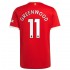 Camisola Manchester United Mason Greenwood 11 Equipamento Primeiro 2021-2022 Manga Curta